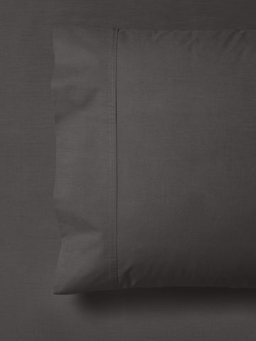 Charcoal-Grey-300TC-Combed-Cotton-King-Pillowcase